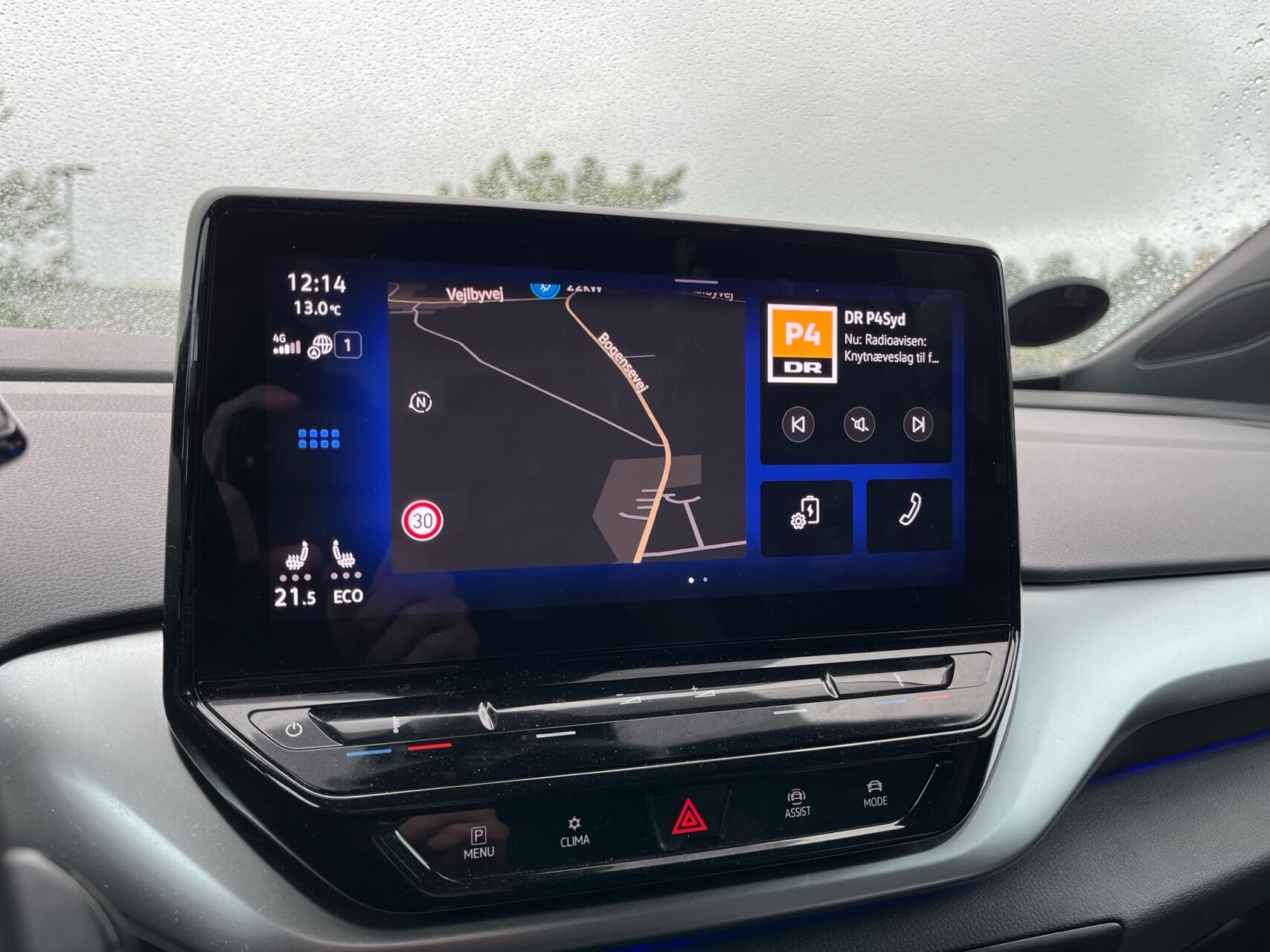 Grå VW ID.4 fra 2023
