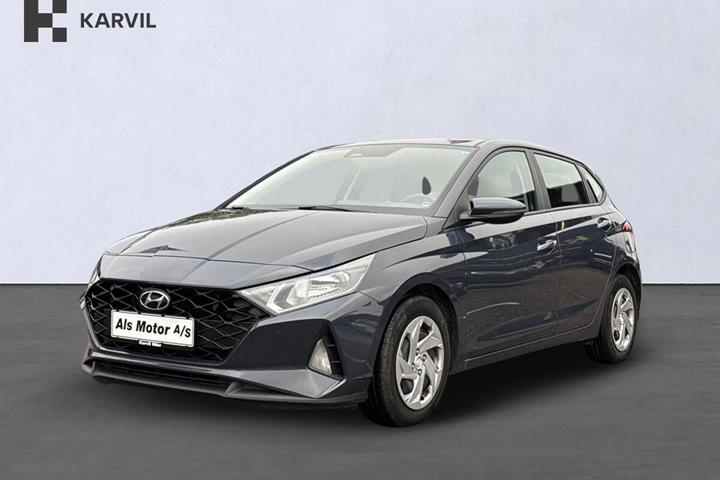 Grå Hyundai i20 fra 2021