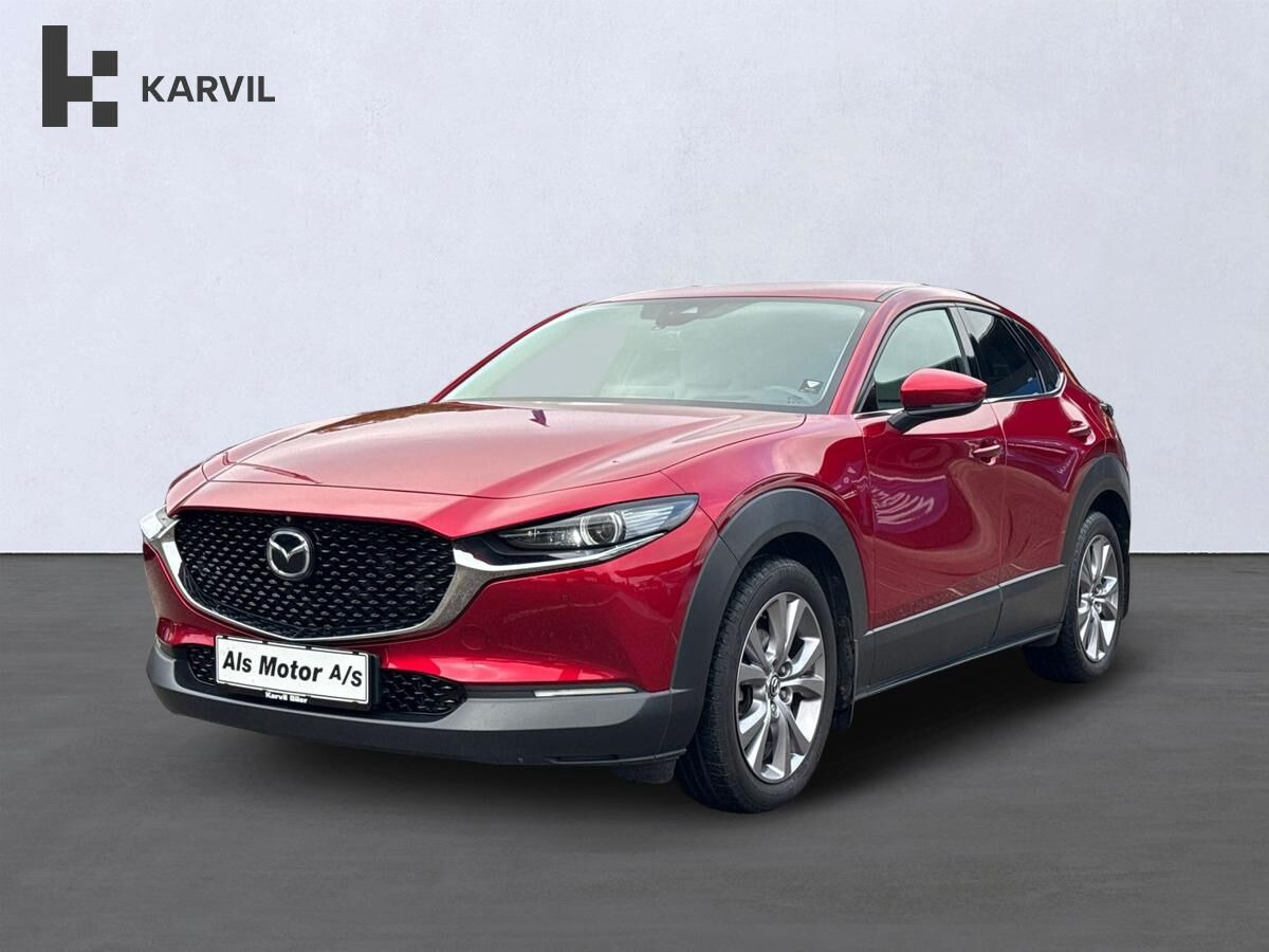 Rød Mazda CX-30 fra 2021