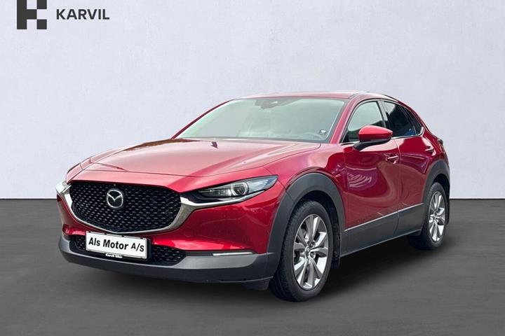Rød Mazda CX-30 fra 2021