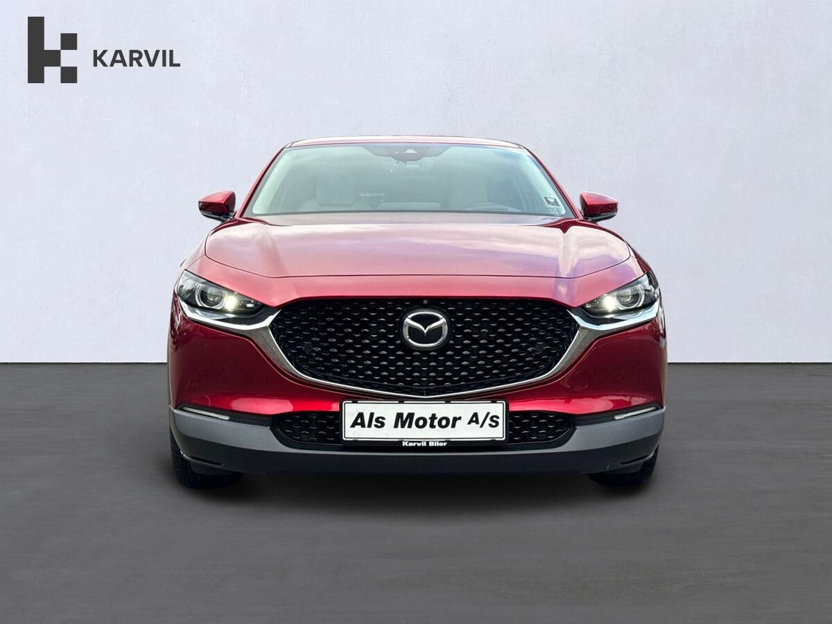 Rød Mazda CX-30 fra 2021