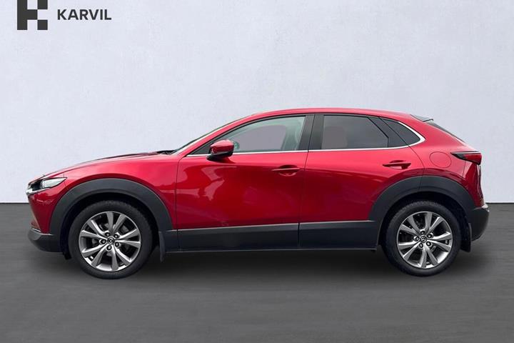 Rød Mazda CX-30 fra 2021