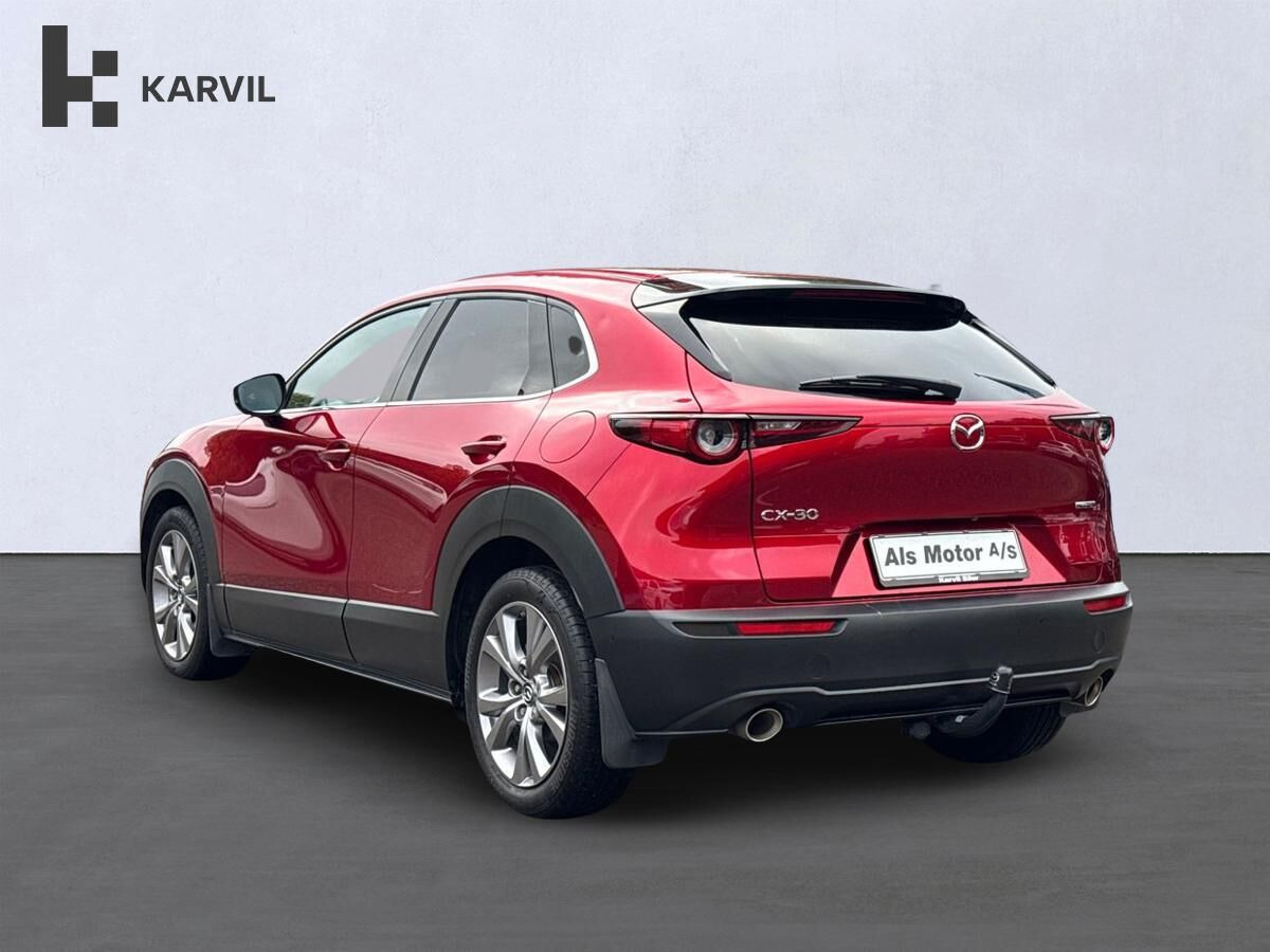 Rød Mazda CX-30 fra 2021