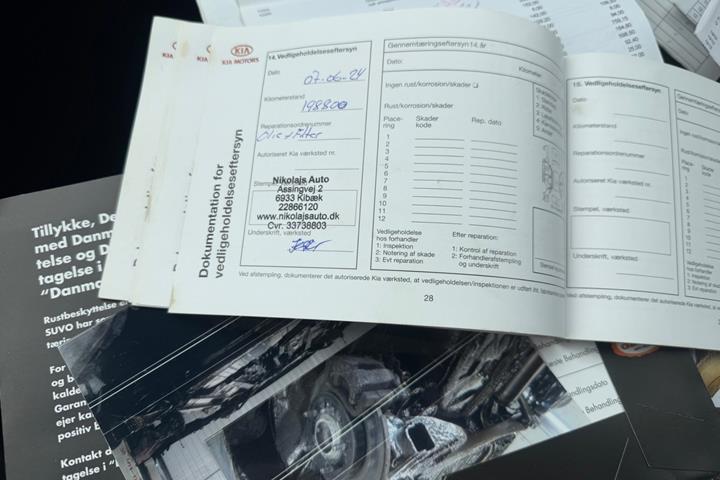 Grøn Kia Venga fra 2011