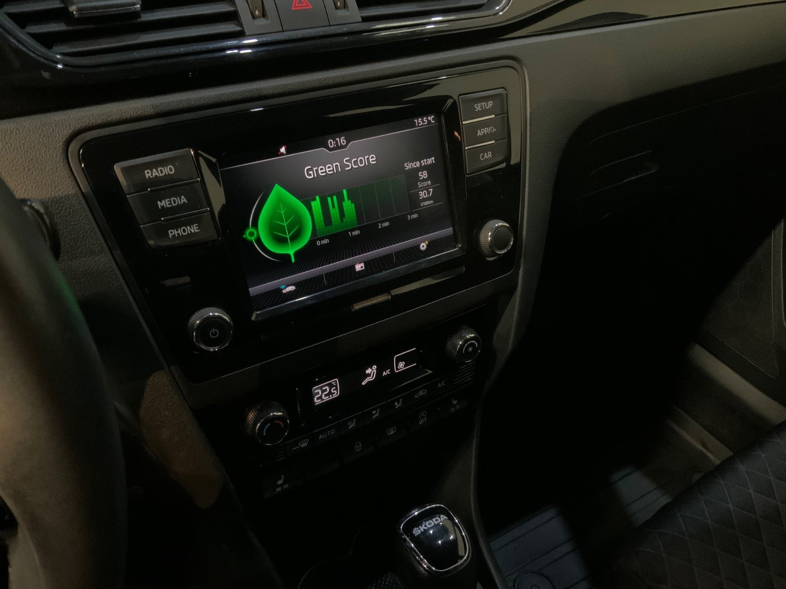 Sort Skoda Rapid fra 2019