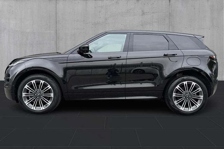 Sort Land Rover Range Rover evoque fra 2024