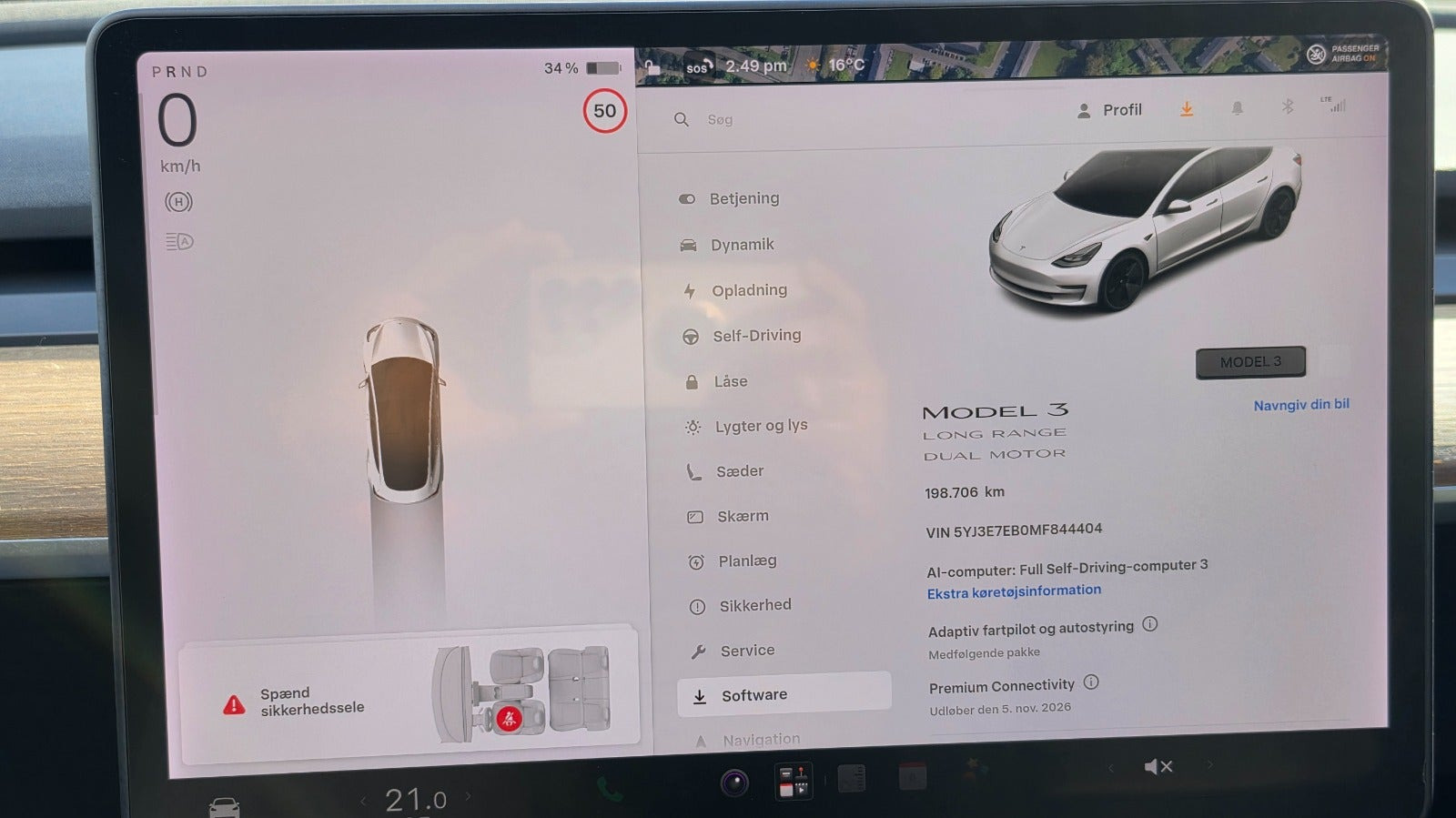 undefined Tesla Model 3 fra 2021
