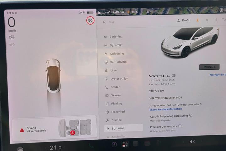 undefined Tesla Model 3 fra 2021