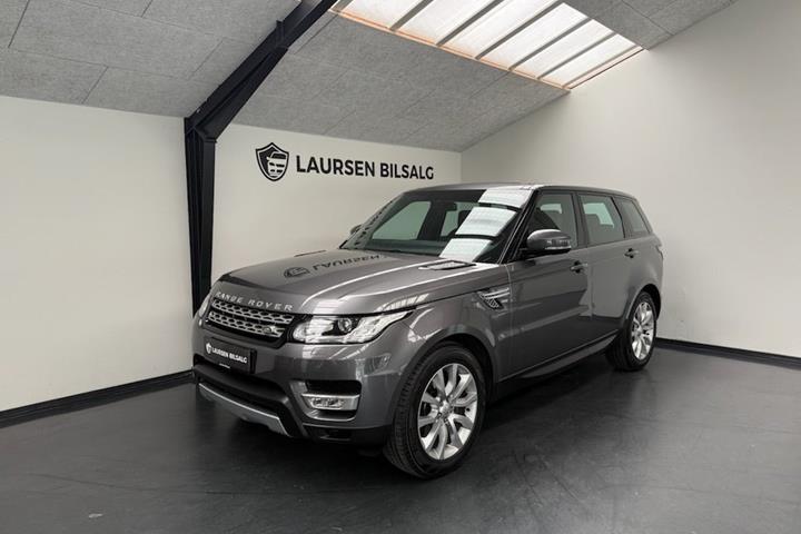 Grå Land Rover Range Rover sport fra 2014