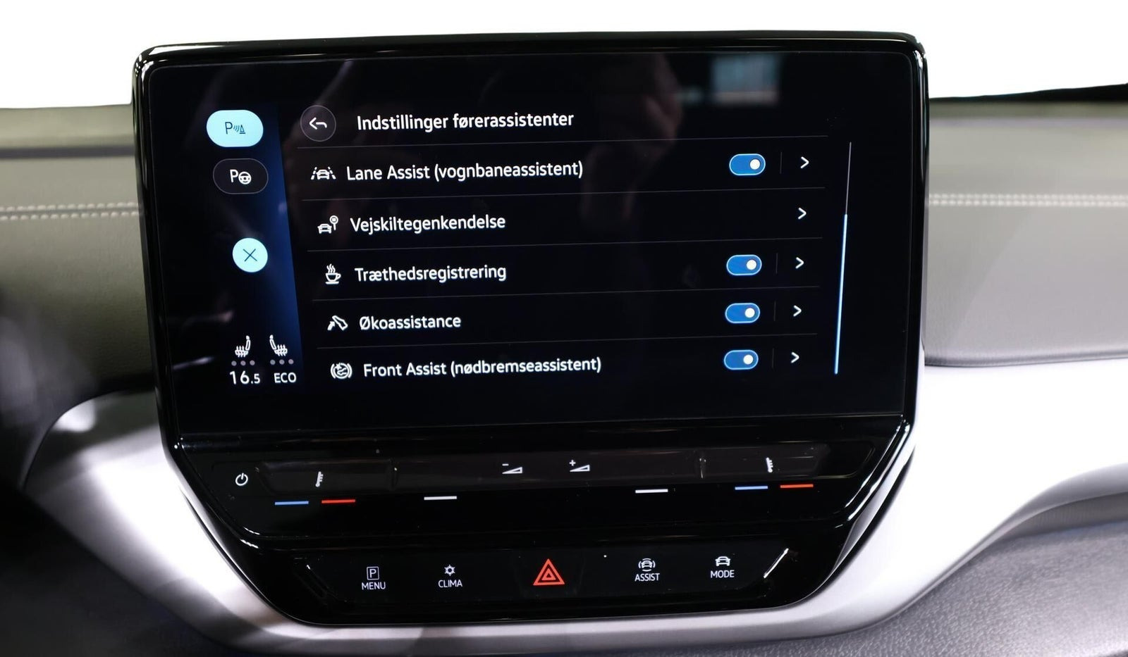 Blå VW ID.4 fra 2023