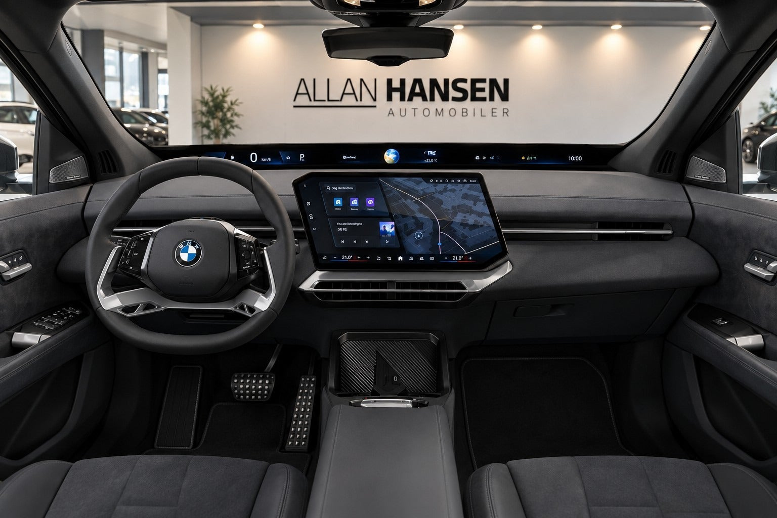 Grå BMW iX3 fra 2026