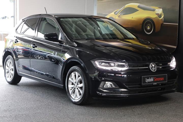 Sort VW Polo fra 2018