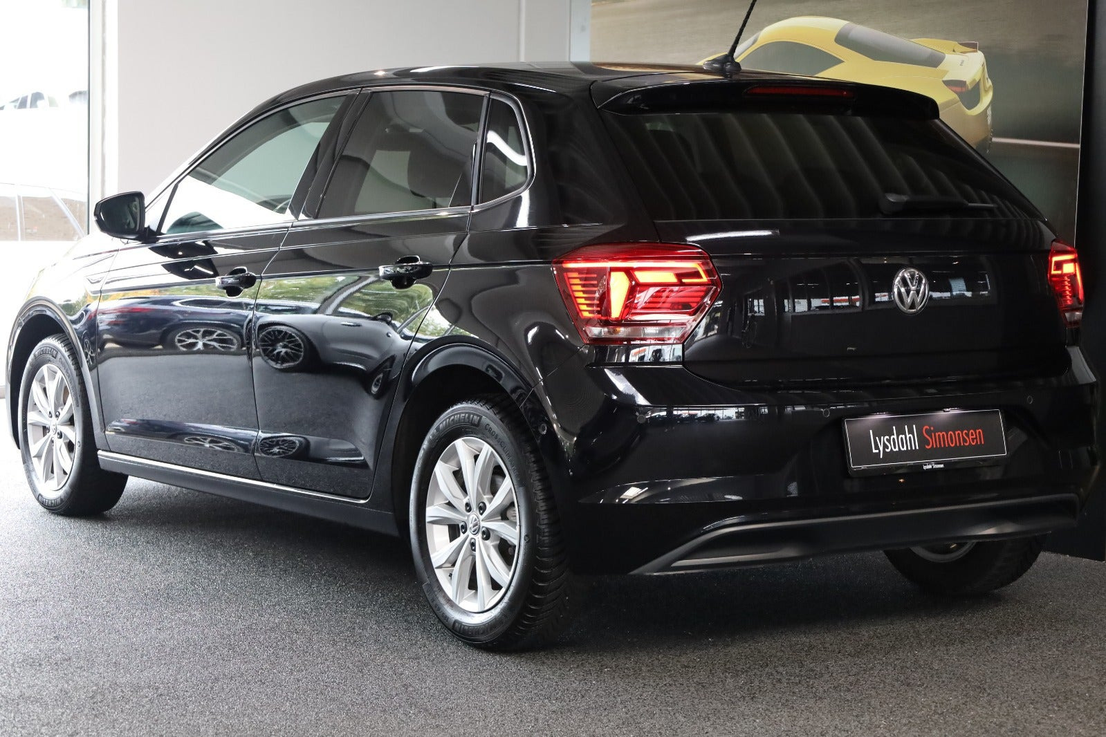 Sort VW Polo fra 2018
