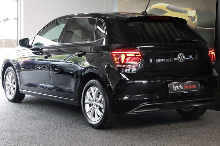 Sort VW Polo fra 2018