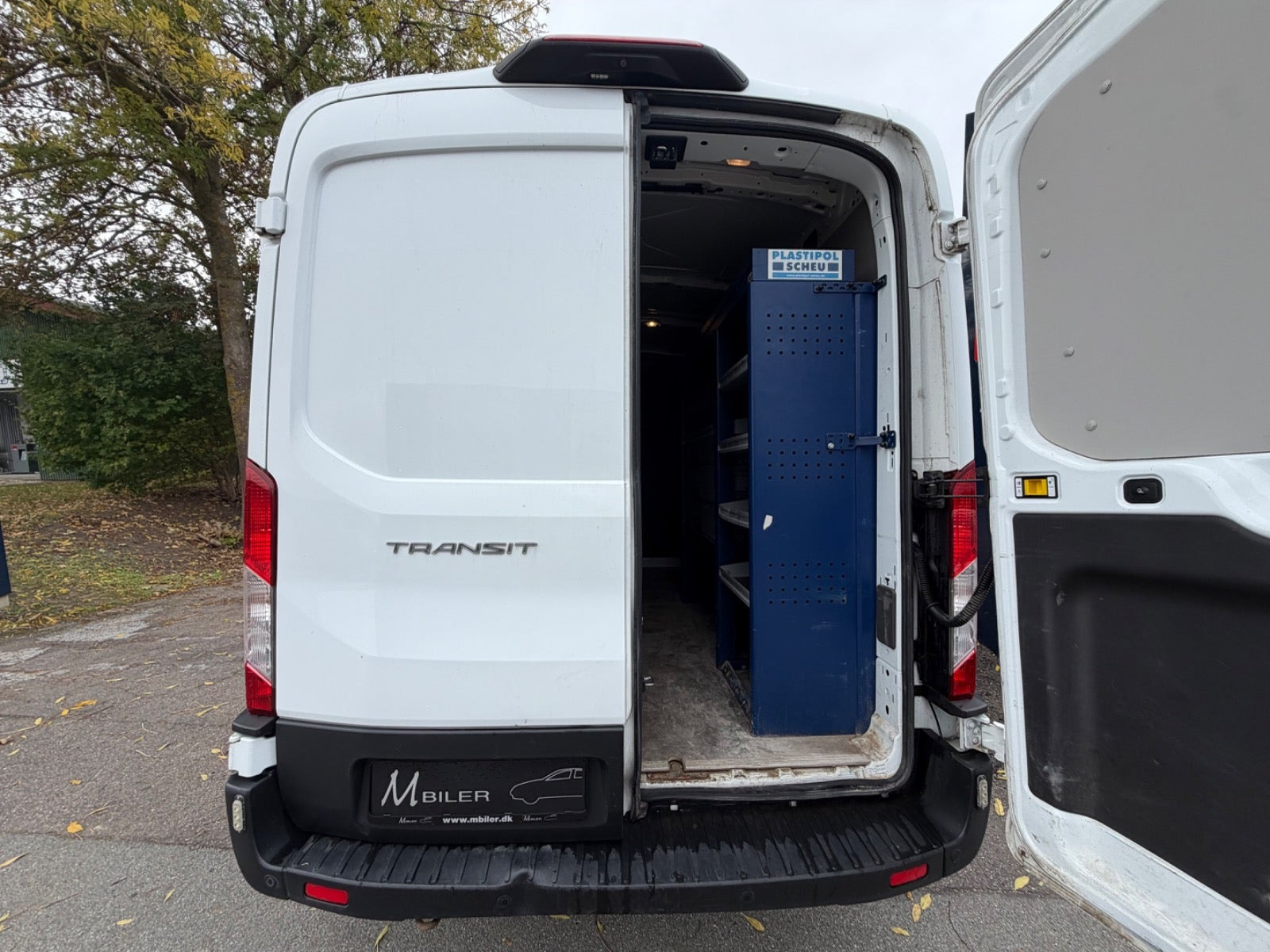 Hvid Ford Transit 350 L2 Van fra 2020