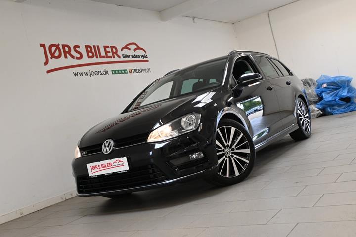 Sort VW Golf VII fra 2016