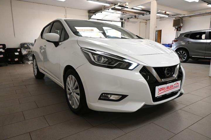 Hvid Nissan Micra fra 2017