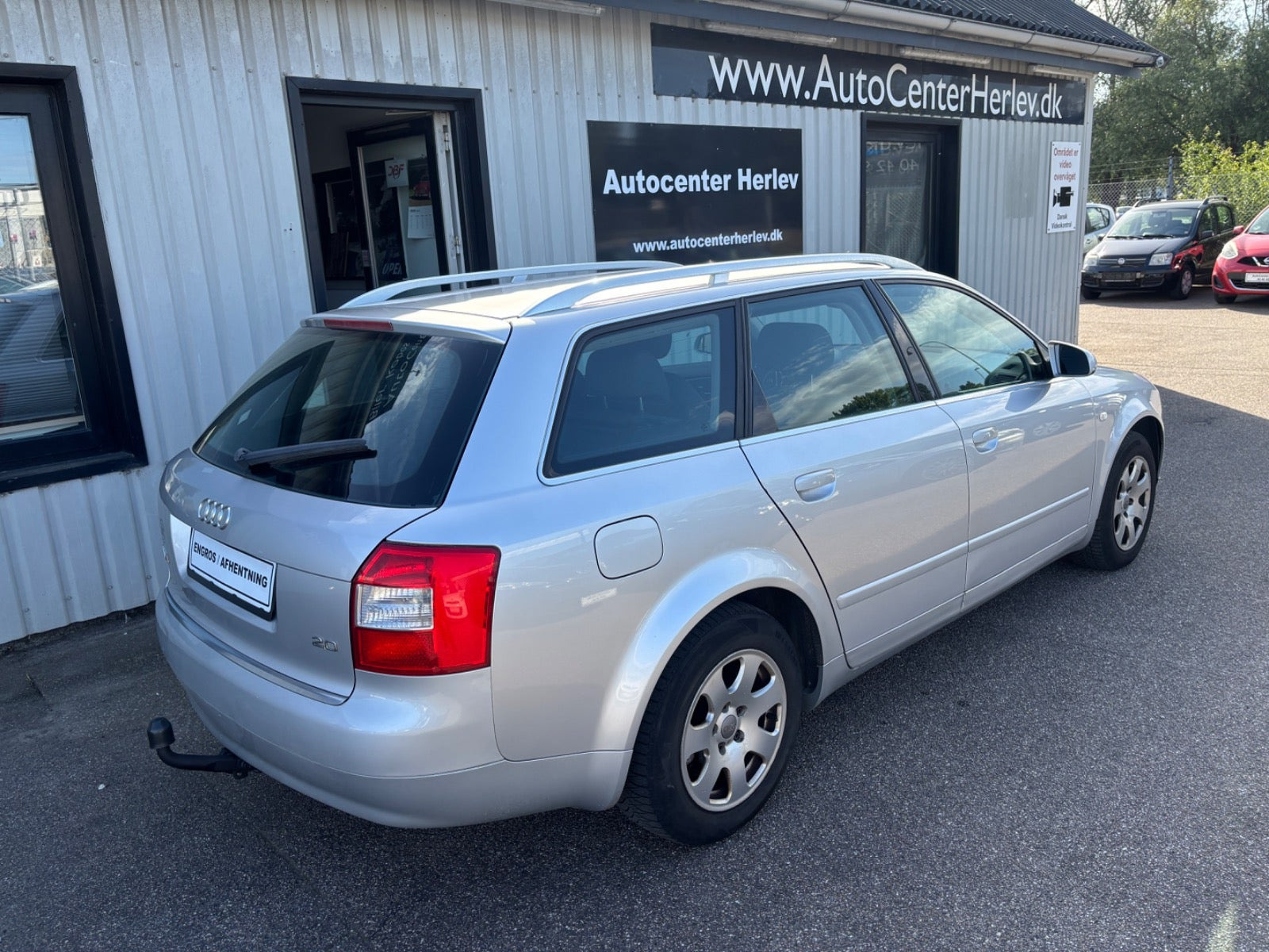 Sølv Audi A4 fra 2005