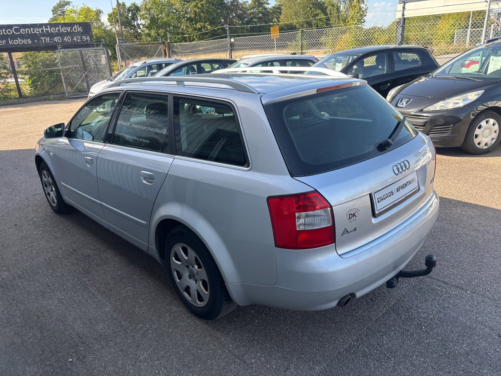 Sølv Audi A4 fra 2005