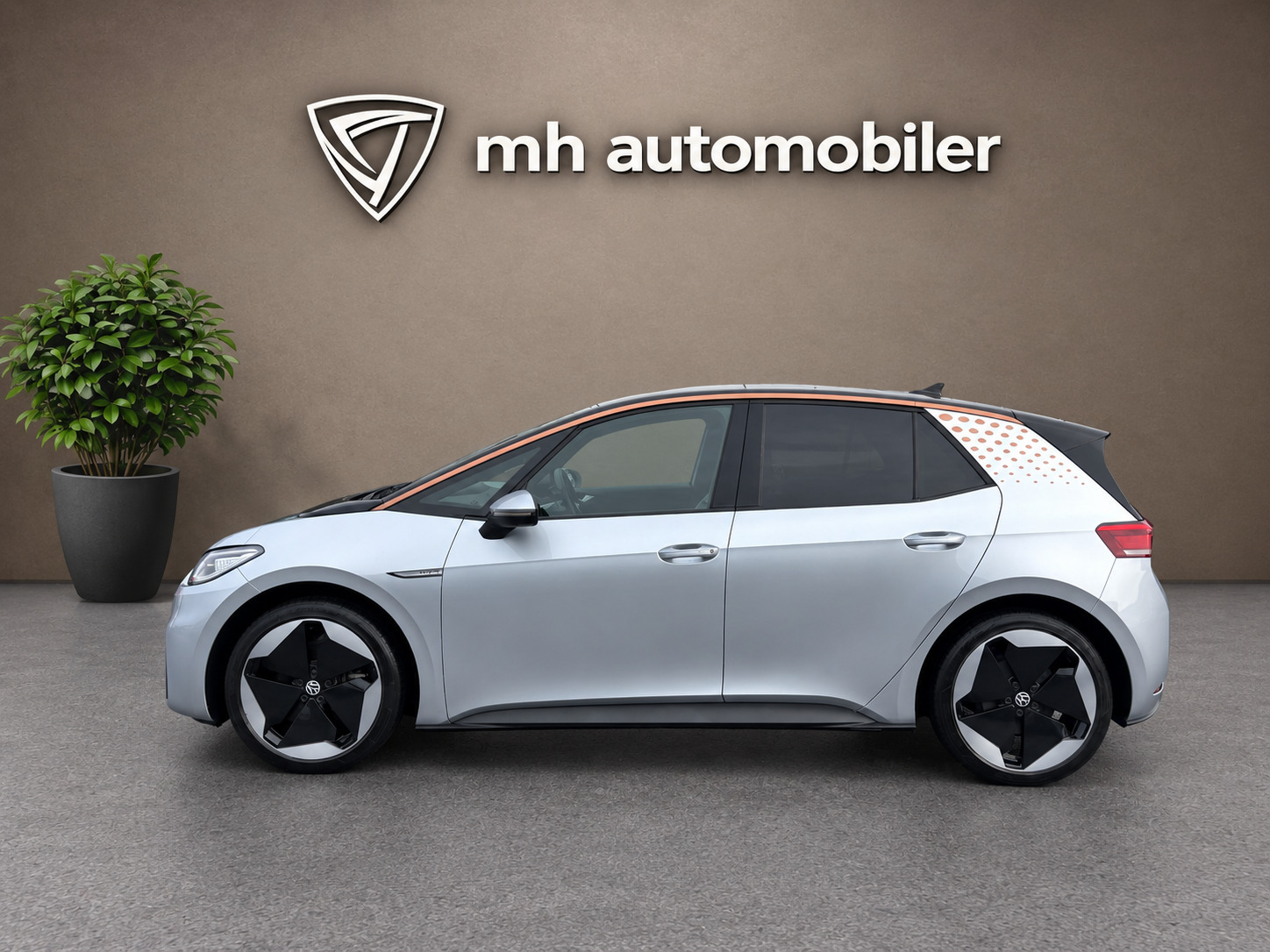 Sølv VW ID.3 fra 2021