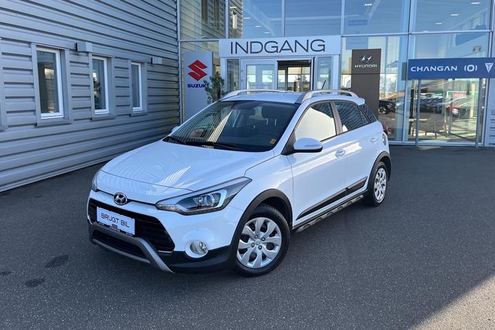 Hvid Hyundai i20 fra 2018