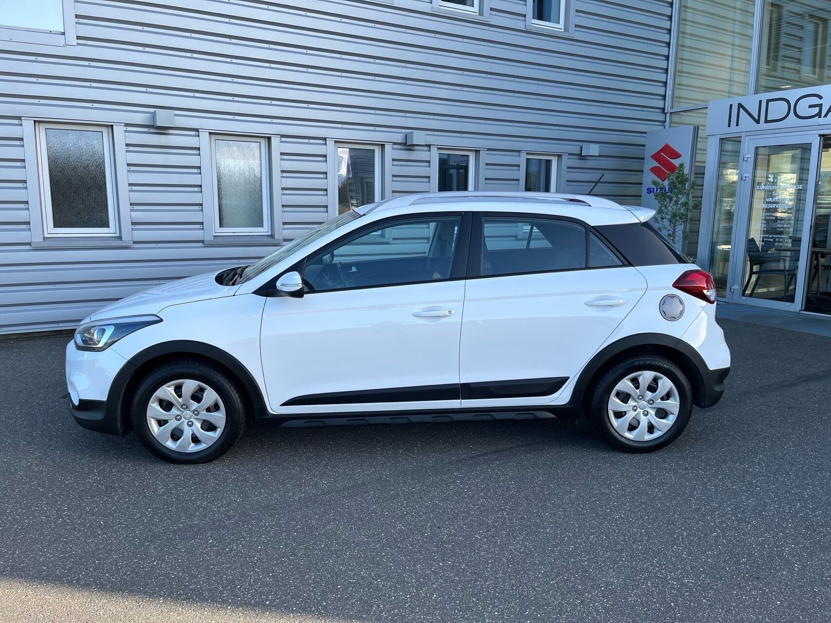 Hvid Hyundai i20 fra 2018