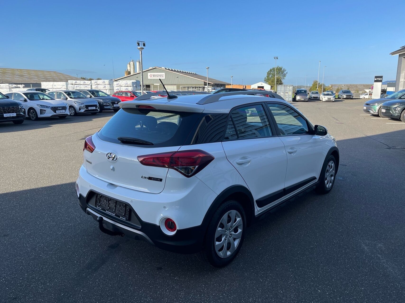 Hvid Hyundai i20 fra 2018