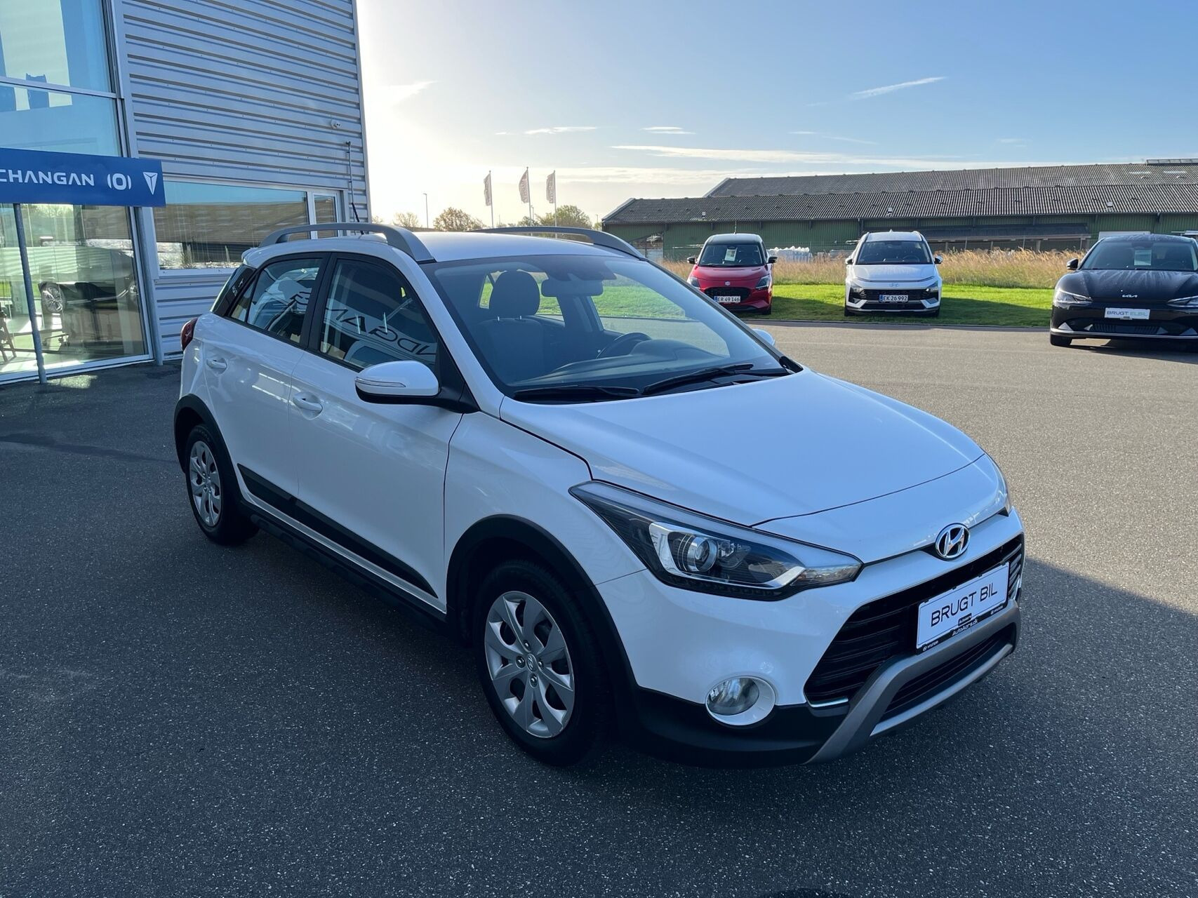 Hvid Hyundai i20 fra 2018