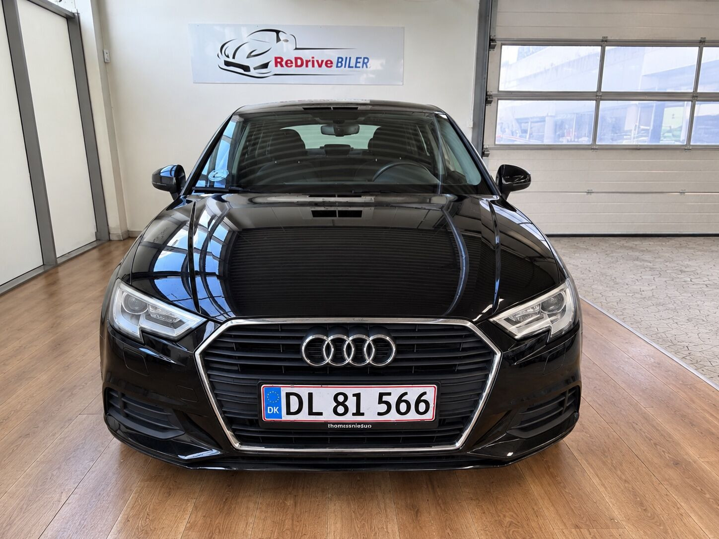 Sort Audi A3 fra 2017