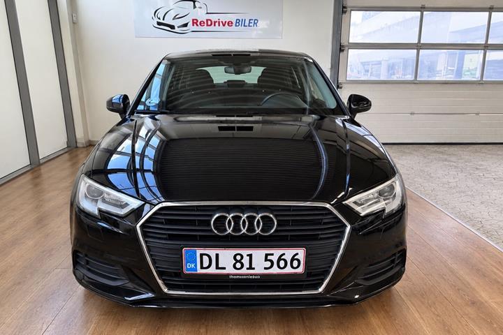 Sort Audi A3 fra 2017