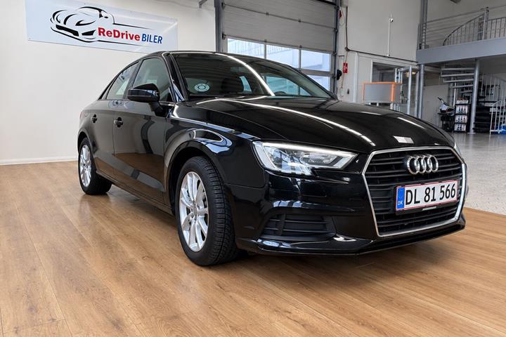 Sort Audi A3 fra 2017