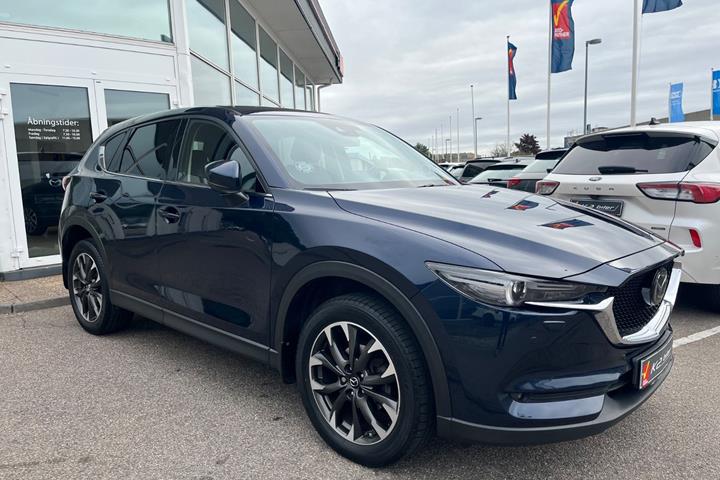 Blå Mazda CX-5 fra 2021
