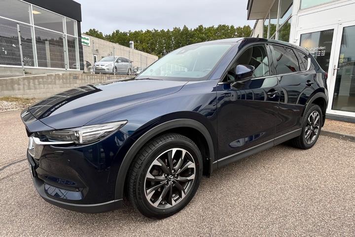 Blå Mazda CX-5 fra 2021