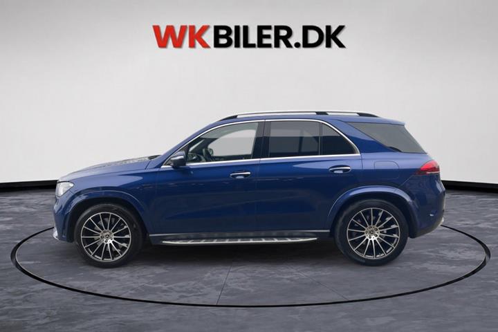 Blå Mercedes GLE350 de fra 2020