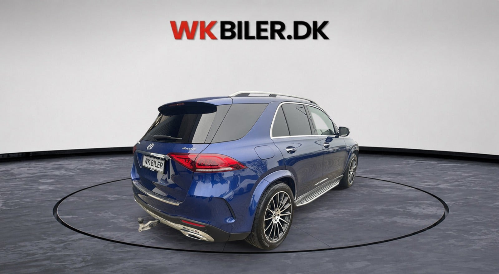 Blå Mercedes GLE350 de fra 2020