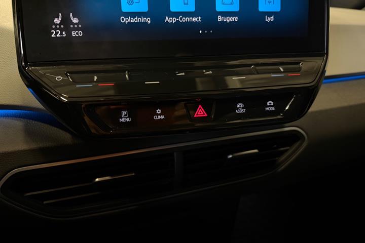 Blå VW ID.3 fra 2021
