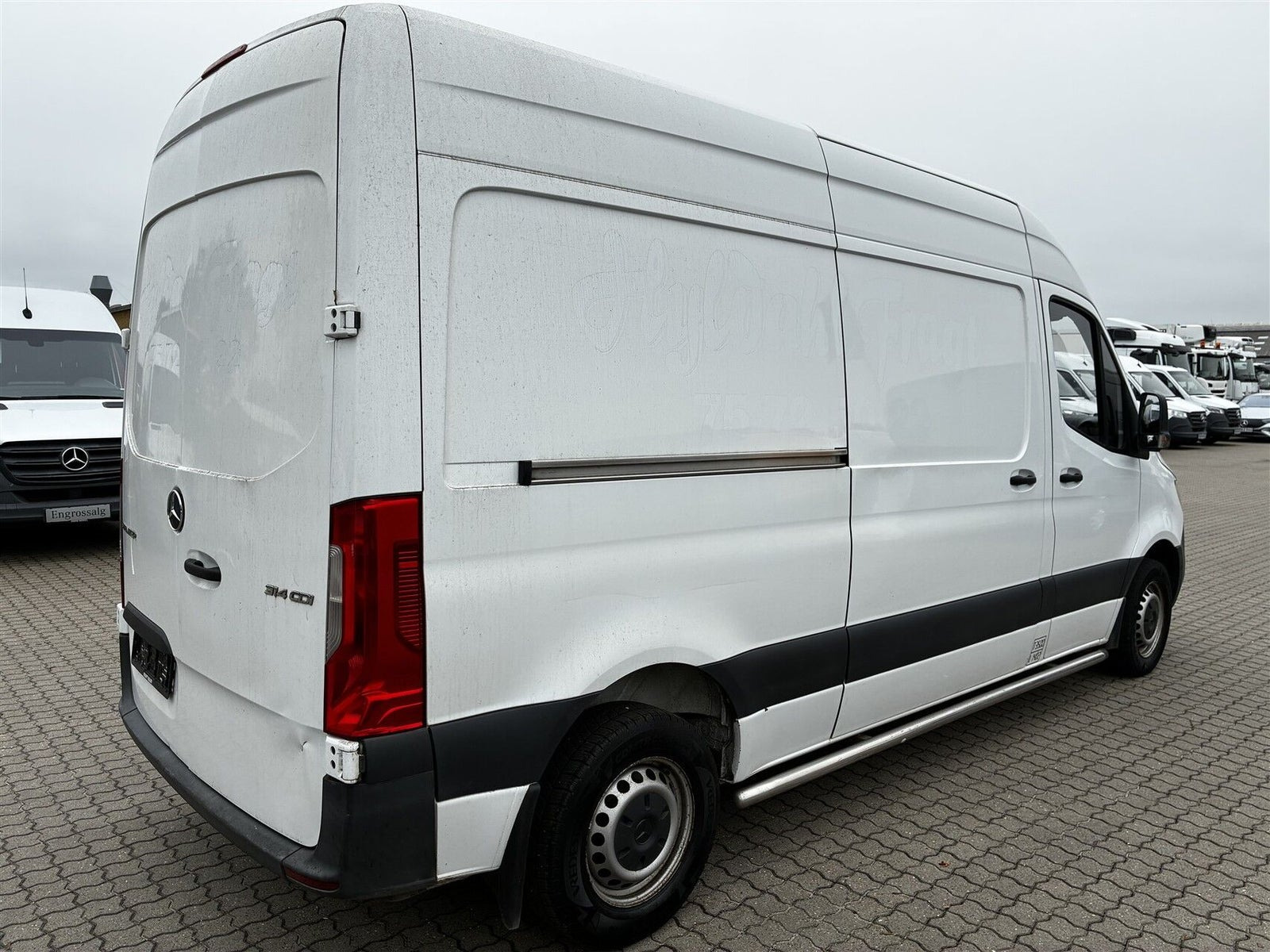 Hvid Mercedes Sprinter 314 fra 2019