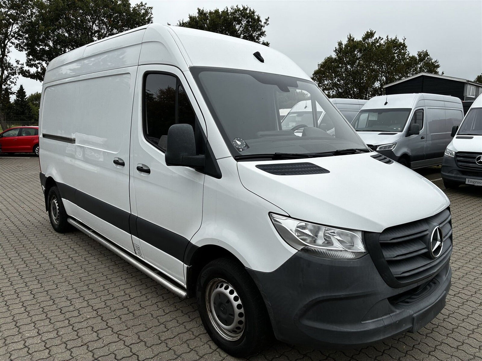 Hvid Mercedes Sprinter 314 fra 2019
