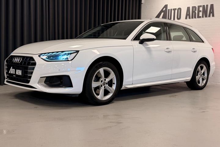 Hvid Audi A4 fra 2020