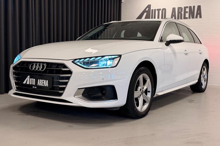 Hvid Audi A4 fra 2020