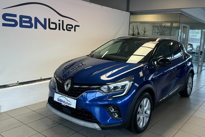 Blå Renault Captur fra 2020