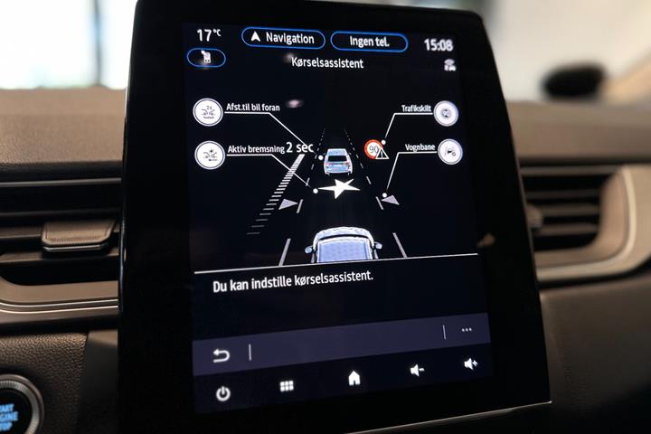 Blå Renault Captur fra 2020