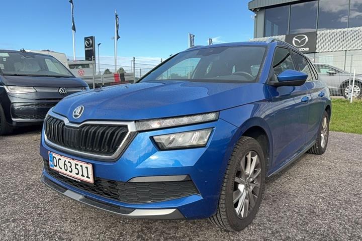 Blå Skoda Kamiq fra 2020