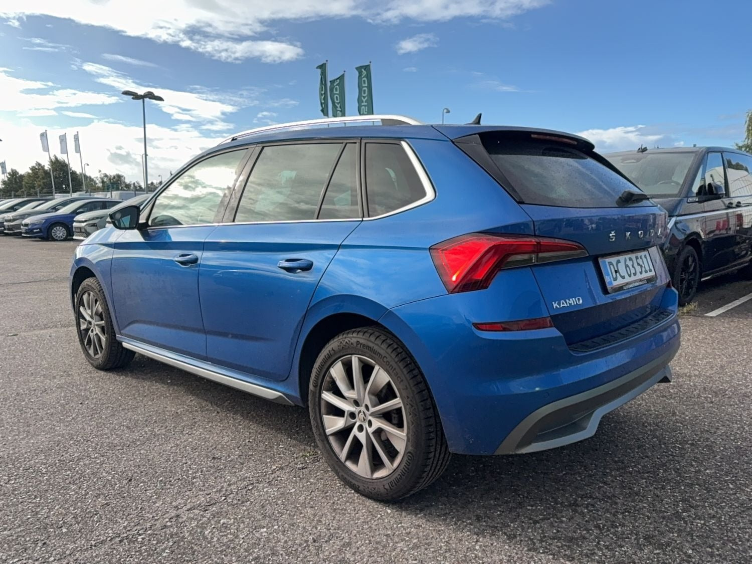 Blå Skoda Kamiq fra 2020
