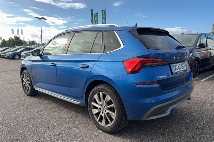 Blå Skoda Kamiq fra 2020