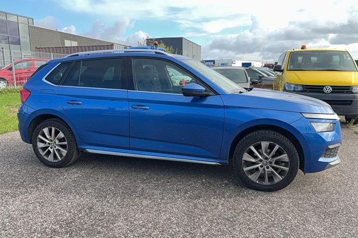 Blå Skoda Kamiq fra 2020
