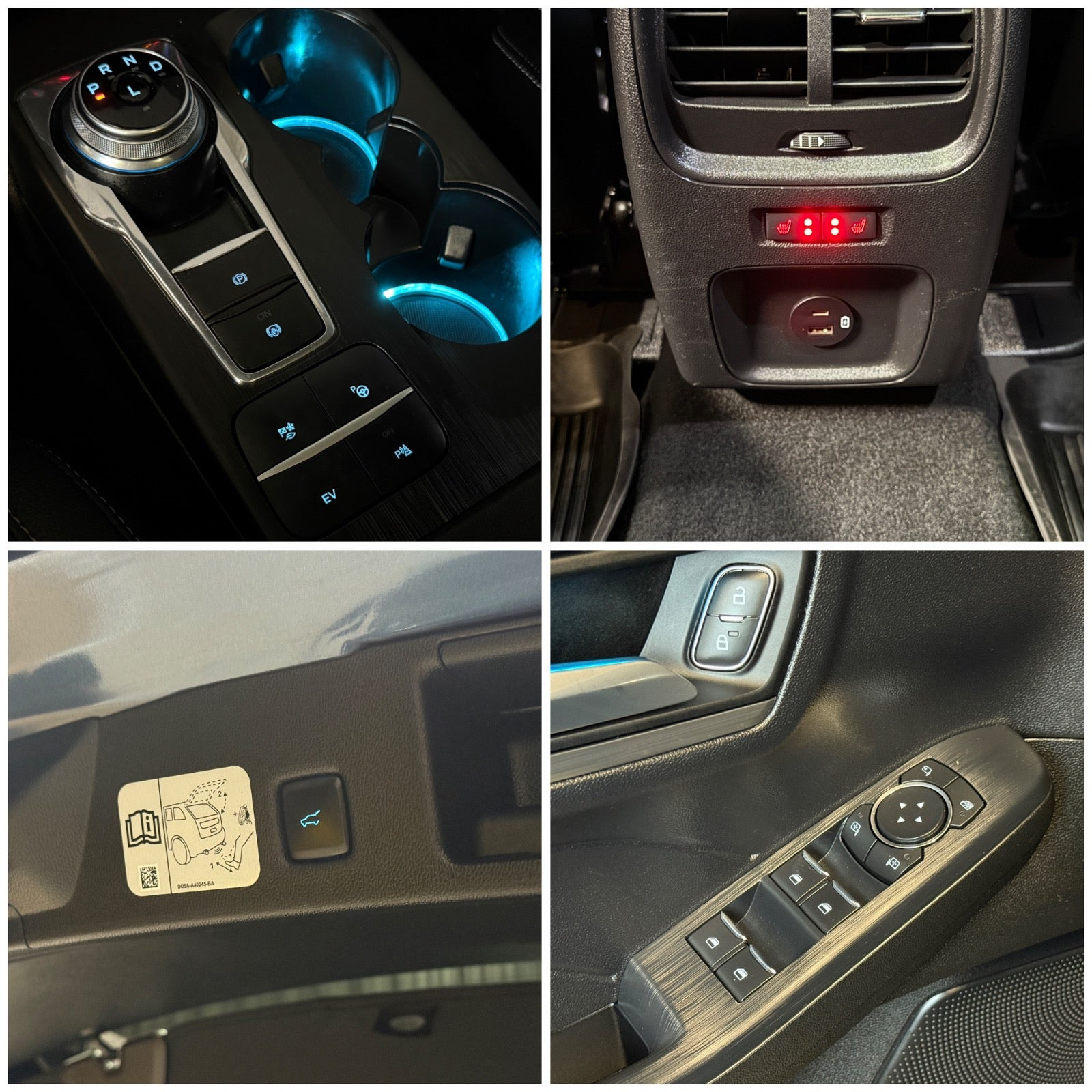 Blå Ford Kuga fra 2022