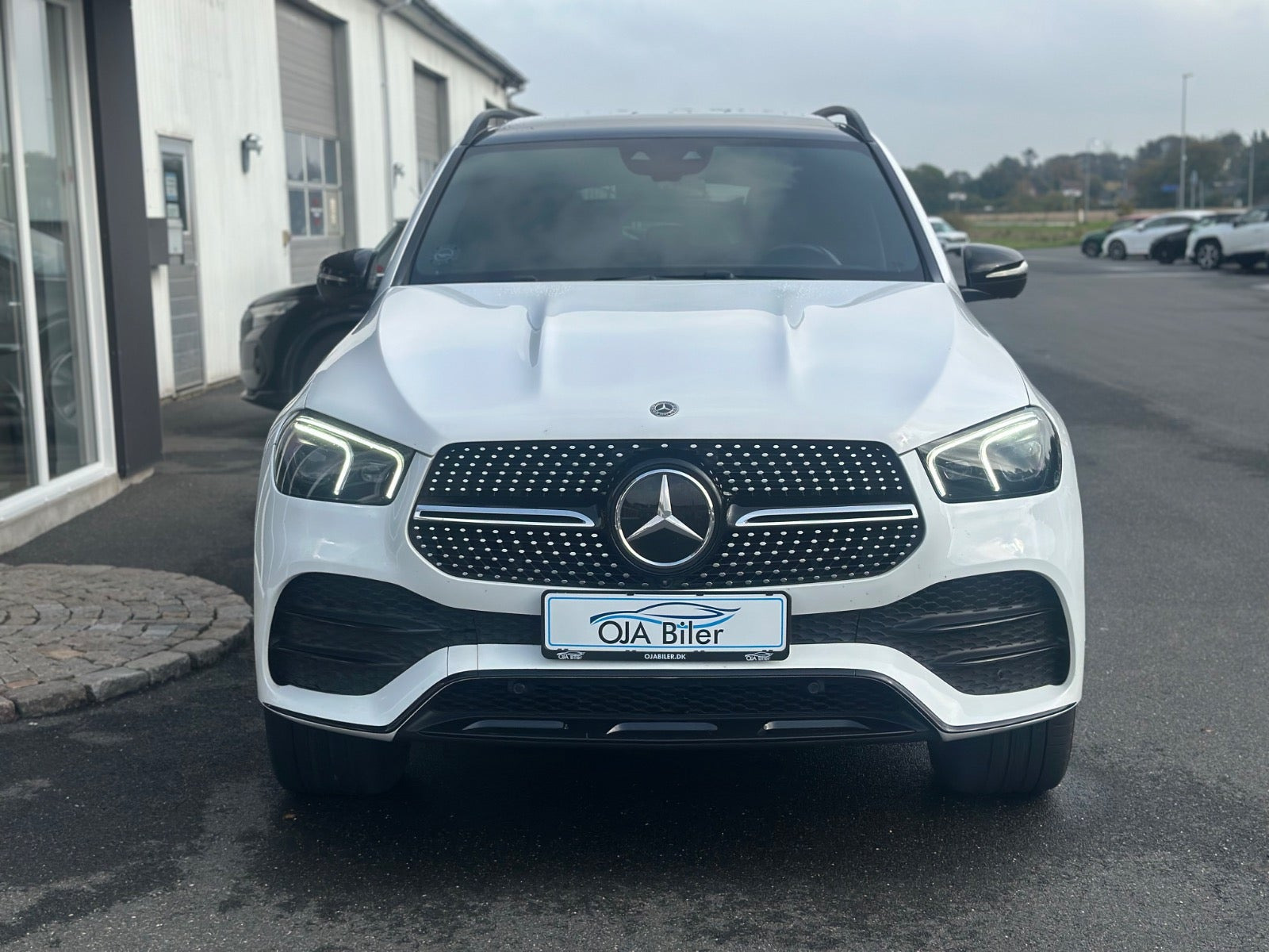 Hvid Mercedes GLE350 de fra 2020