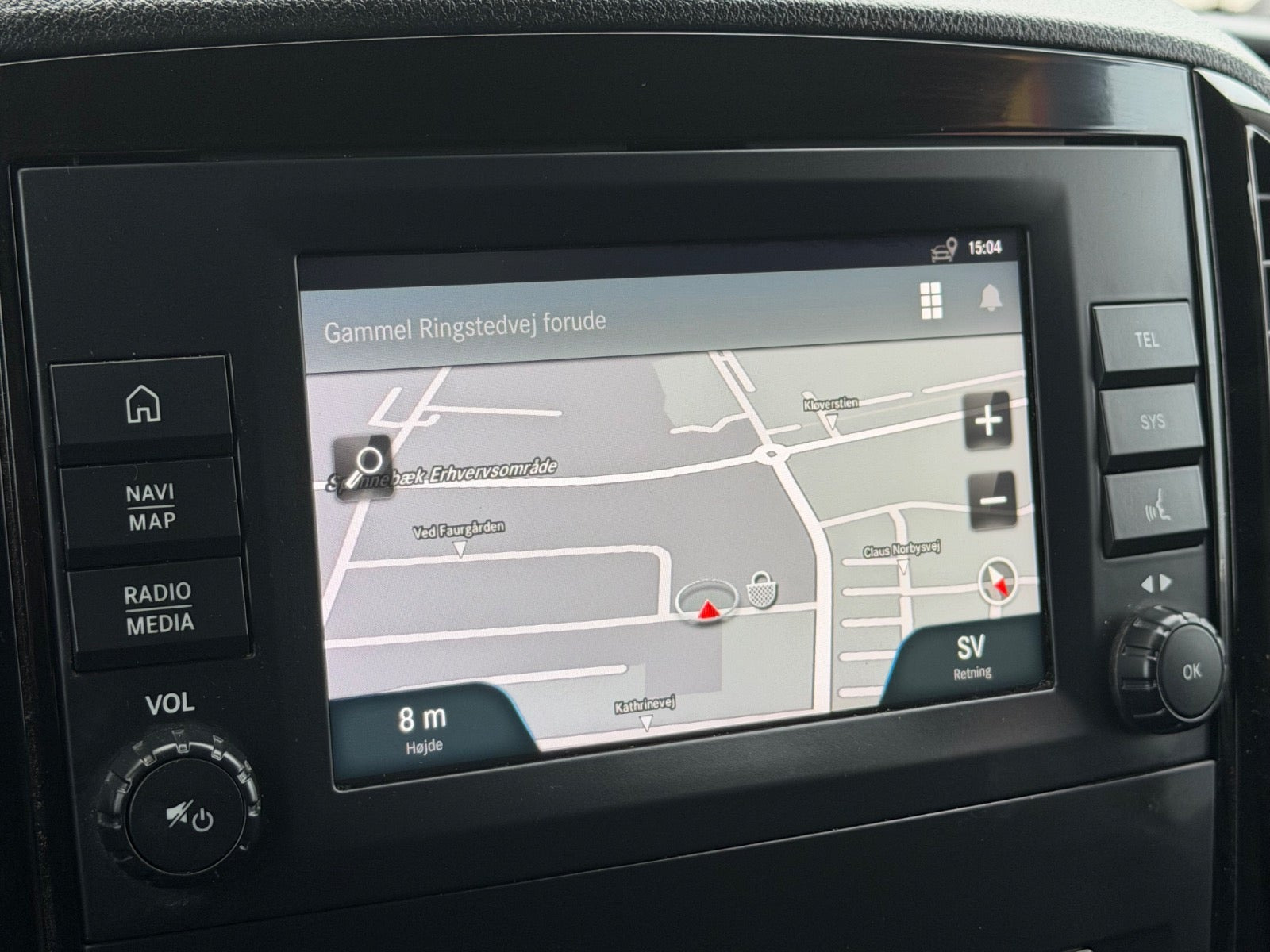 Hvid Mercedes Vito 119 fra 2021