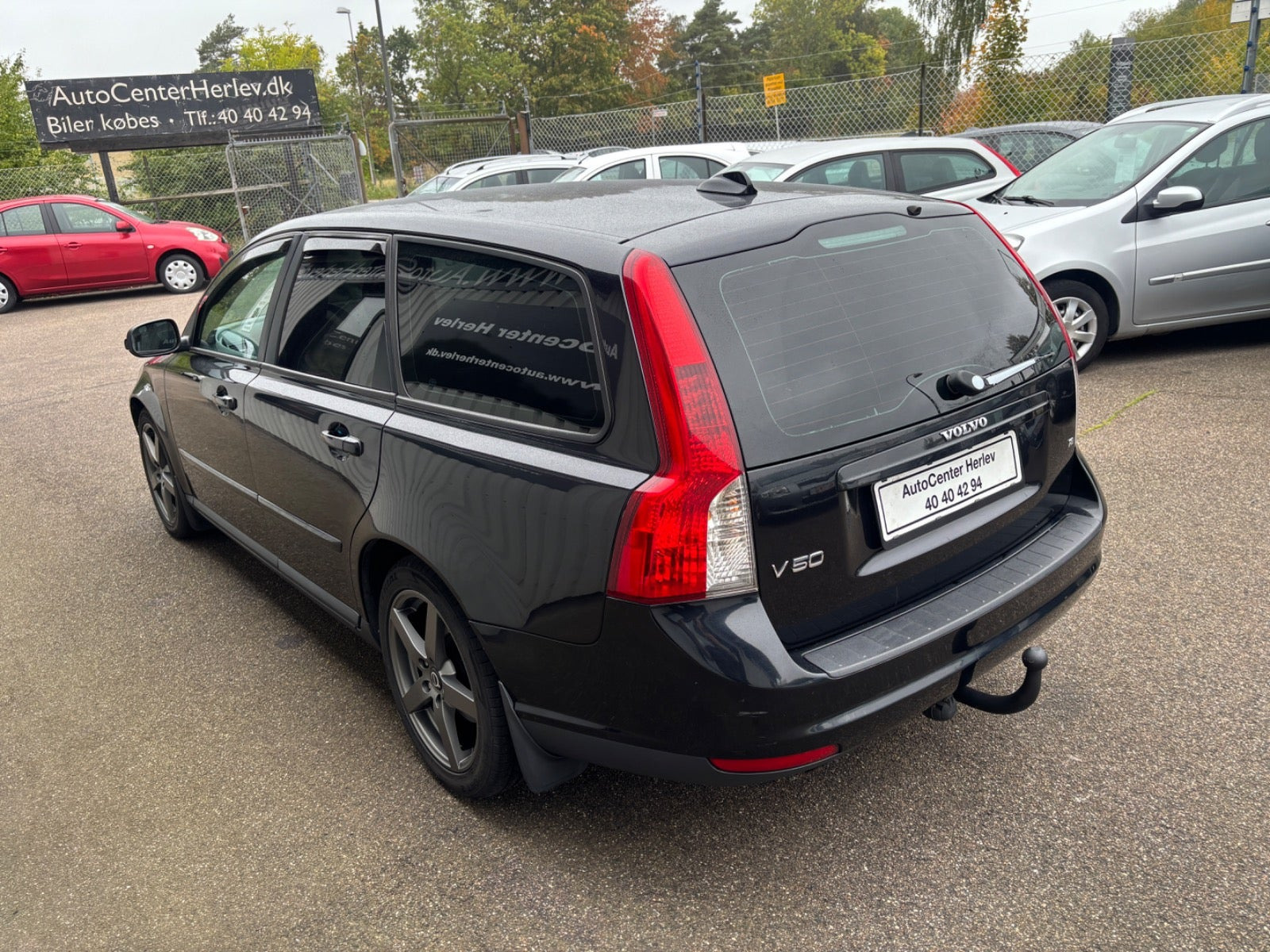 Sort Volvo V50 fra 2007